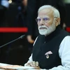 Thủ tướng Ấn Độ Narendra Modi phát biểu tại Hội nghị Cấp cao ASEAN-Ấn Độ lần thứ 21. (Ảnh: Dương Giang/TTXVN)
