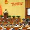 Thủ tướng Phạm Minh Chính trả lời chất vấn. (Ảnh: Minh Đức/TTXVN)