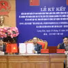 Lễ ký kết Bản ghi nhớ. (Ảnh: Quang Duy/TTXVN)