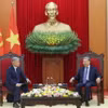 Tổng Bí thư Tô Lâm tiếp Bộ trưởng Lương thực, Nông nghiệp và Công nghiệp nhẹ Mông Cổ Jadamba Enkhbayar. (Ảnh: Thống Nhất/TTXVN)