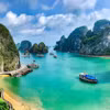Một góc di sản thiên nhiên trên địa phận Hạ Long. (Ảnh: CTV/Vietnam+)