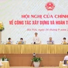 Thủ tướng Phạm Minh Chính chủ trì hội nghị. (Ảnh: Dương Giang/TTXVN)