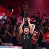 Cơ thủ Johann Chua (Philippines) vô địch Giải Billiards Vô địch Pool 9 bóng Hanoi Open 2024. (Ảnh: Việt Anh/Vietnam+)