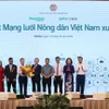 Ra mắt "Mạng lưới Nông dân Việt Nam xuất sắc". (Ảnh: PV/Vietnam+)