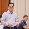 Thứ trưởng Bộ Giáo dục và Đào tạo Hoàng Minh Sơn thông tin tại buổi họp báo. (Ảnh: Báo Chính phủ)
