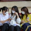 Thí sinh dự thi vào lớp 10. (Ảnh: TTXVN)