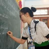 Bộ Giáo dục và Đào tạo đề xuất miễn học phí cho con nhà giáo. (Ảnh: Phạm Mai/Vietnam+)