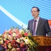 Thứ trưởng Bộ Giáo dục và Đào tạo Phạm Ngọc Thưởng phát biểu chỉ đạo tại hội thảo. (Ảnh: Bộ GD-ĐT)
