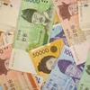 Đồng won của Hàn Quốc. (Ảnh: freepik.com/TTXVN)
