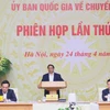 Thủ tướng Phạm Minh Chính, Chủ tịch Ủy ban Quốc gia về Chuyển đổi Số, chủ trì phiên họp lần thứ 8 của Ủy ban, với trọng tâm thảo luận về kinh tế số. (Nguồn: Báo Điện tử Chính phủ)