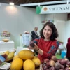 Giới thiệu nông sản Việt Nam tại Hội chợ. (Ảnh: Dương Hoa/TTXVN)