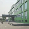 Một góc trong khuôn viên Trường Liên cấp Quốc tế IQ School. (Ảnh: Đức Phương/TTXVN)