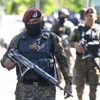 Binh sỹ El Salvador tham gia chiến dịch truy quét tội phạm. (Nguồn: Ảnh: AFP/TTXVN)