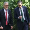 Thủ tướng Anh Keir Starmer và người đồng cấp nước chủ nhà Taoiseach Simon Harris. (Nguồn: PA)