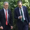 Thủ tướng Anh Keir Starmer và người đồng cấp nước chủ nhà Taoiseach Simon Harris. (Nguồn: PA)