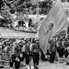 'Ba sẵn sàng' trở thành một cuộc vận động có sức lôi cuốn mạnh mẽ tuổi trẻ Thủ đô, mà khởi đầu là từ Trường Đại học Sư phạm Hà Nội đầu năm 1964, sau đó trở thành phong trào thi đua chung của đoàn viên, thanh niên cả nước. (Ảnh: TTXVN)