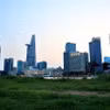Khu vực ven sông Sài Gòn phía Khu Đô thị Thủ Thiêm. (Ảnh: Hồng Đạt/TTXVN)