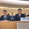 Đại sứ Mai Phan Dũng, Trưởng Phái đoàn đại diện thường trực Việt Nam tại Liên hợp quốc, Tổ chức Thương mại Thế giới và các tổ chức quốc tế khác tại Geneva. (Ảnh: Văn Tuấn/TTXVN)