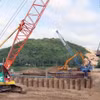 Thi công cầu Kỳ Lộ trên Cao tốc Bắc-Nam. (Ảnh: Xuân Triệu/TTXVN)