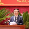 Ông Nguyễn Trọng Nghĩa phát biểu tại Hội nghị. (Ảnh: Thanh Hải/TTXVN)