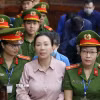 Bị cáo Trương Mỹ Lan tại phiên toà. (Ảnh: Hồng Giang/TTXVN)