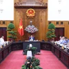 Thủ tướng Phạm Minh Chính chủ trì cuộc họp. (Ảnh: Dương Giang/TTXVN)