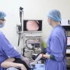 Phòng nội soi tại cơ sở Quán Sứ của Bệnh viện K. (Ảnh: TTXVN phát)