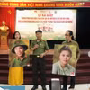 Đại tá, nhà văn Đặng Vương Hưng chia sẻ về Chương trình phục dựng di ảnh màu cho các văn nghệ sỹ, trí thức đã hy sinh hoặc có công trong kháng chiến. (Ảnh: Phương Lan/TTXVN)