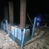 Khu vực công trường các công nhân làm việc trước khi về lán trại để nghỉ ngơi thì gặp nạn. (Ảnh: Xuân Triệu/TTXVN)