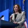 Bà Kamala Harris vận động bầu cử tại Bắc Carolina (Mỹ), ngày 18/7/2024. (Ảnh: AA/TTXVN)