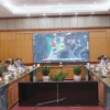 Quang cảnh cuộc làm việc. (Ảnh: Quang Duy/TTXVN)