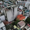 Chung cư mini - nơi xảy ra vụ cháy. (Ảnh:Tuấn Anh/TTXVN)