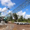 Giải phóng mặt bằng Dự án Cao tốc Bắc-Nam. (Nguồn: TTXVN)