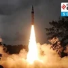 Phóng tên lửa Agni-V. (Nguồn: Indian Express)