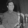 Đại tướng Nguyễn Chí Thanh, Ủy viên Bộ Chính trị, nói chuyện tại Đại hội Đoàn Thanh niên Lao động Toàn quân lần thứ nhất. (Ảnh: Đoàn Tý/TTXVN)
