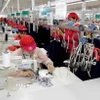 Sản xuất hàng dệt may xuất khẩu. (Ảnh minh họa. Nguồn: TTXVN)