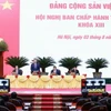 Quang cảnh phiên khai mạc Hội nghị Ban Chấp hành Trung ương khóa XIII. (Ảnh: Dương Giang/TTXVN)