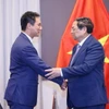 Thủ tướng Phạm Minh Chính tiếp ông Lu Yi-hua - Trưởng Đại diện khu vực châu Á-Thái Bình Dương-Công ty Corio. (Ảnh: Dương Giang/TTXVN)
