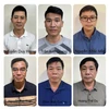 Các bị can bị khởi tố. (Ảnh: Bộ Công an/TTXVN phát)