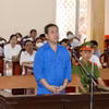 Bị cáo Ngô Phú Cường tại phiên tòa. (Ảnh: Thanh Sang/TTXVN)