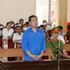 Bị cáo Ngô Phú Cường tại phiên tòa. (Ảnh: Thanh Sang/TTXVN)