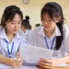 Thí sinh dự thi vào lớp 10. (Ảnh: TTXVN)