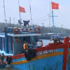 Trạm kiểm soát biên phòng An Hòa (xã Tam Quang, huyện Núi Thành, tỉnh Quảng Nam) kiểm tra tất cả tàu cá trước khi ra khơi. (Ảnh: Đoàn Hữu Trung/TTXVN)