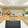 Phó Thủ tướng Trần Hồng Hà phát biểu chỉ đạo tại cuộc họp. (Ảnh: Minh Đức/TTXVN)
