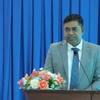 Ông Madan Mohan Sethi, Tổng Lãnh sự Ấn Độ tại Thành phố Hồ Chí Minh phát biểu tại Hội nghị. (Ảnh: TTXVN phát)