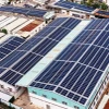 Điện mặt trời áp mái ở Thành phố Hồ Chí Minh. (Ảnh: Hồng Đạt/TTXVN)