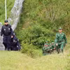 Đồn Biên phòng A Pa Chải (Bộ đội Biên phòng tỉnh Điện Biên) tiến hành tuần tra song phương với Đồn Công an Biên cảnh Khúc Thủy, Đại đội quản lý biên giới Giang Thành (Trung Quốc). (Nguồn: TTXVN)