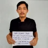 Đối tượng Trần Quang Triệu (sinh năm 1993, quê Bình Định) tham gia trực tiếp vụ cướp vàng ở Bình Dương. (Ảnh: TTXVN phát)