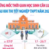 Những mốc thời gian học sinh cần lưu ý sau khi thi tốt nghiệp THPT năm 2024