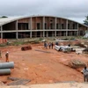 Khối công trình số 2 tại Câu lạc bộ sân Golf Đà Lạt nằm trong Quyết định cưỡng chế. (Ảnh: Chu Quốc Hùng/TTXVN)